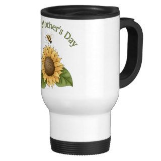 happy Mothers Day Sunflower, Butterfly, Bee Coffee Mug