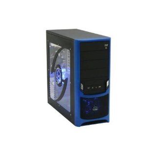 Raidmax ATX 238WUP Tornado 450W ATX Mid Tower Gaming Case (Blue): Computers & Accessories