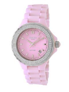Roberto Bianci Women's H262LWS_PINK Condezza All Pink Ceramic with Sapphire Crystal Watch: Watches