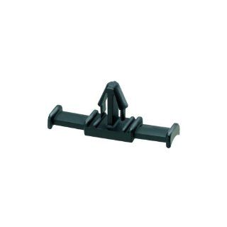 Panduit THMSP20F C30 Tie Harness Mount, For Discrete Wiring, Heat Stabilized Nylon 6.6, Push Barb Mounting Method, Black, 0.244   0.283" Panel Hole Diameter, 0.160" Max Panel Thickness (Pack of 100): Industrial & Scientific