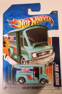 Hot Wheels 2011   HW City Works 1/10   Bread Box (Aqua Blue) 171/244 Toys & Games