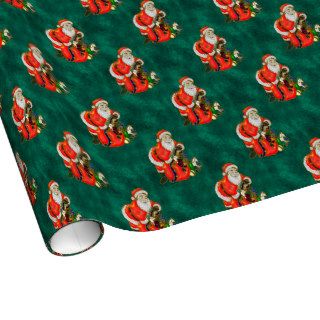 Happy Father Christmas Gift Wrapping Paper