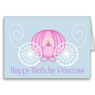 Happy Birthday Princess Card with verse