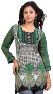 Maple Clothing Women's Indian Printed Tunic at  Womens Clothing store: Blouses
