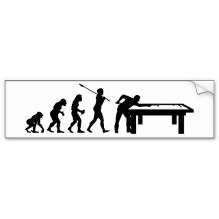 Billiard Player Bumper Sticker