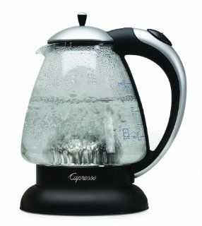 Capresso H2O Plus Water Kettle, Matte Silver, 48 Ounce Electric Kettle Kitchen & Dining