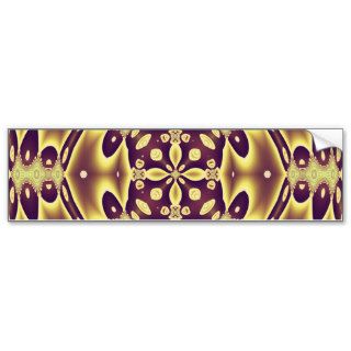 Abstract Art Autumn Mirrors Bumper Stickers