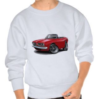 1967 69 Barracuda Red Convertible Sweatshirts