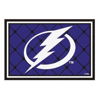 FANMATS NHL Tampa Bay Lightning Nylon Face 5X8 Plush Rug: Automotive