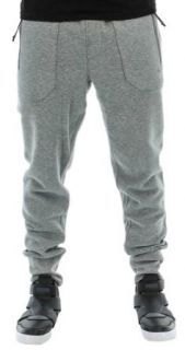 Puma Men's Cuffed Track Pants Sweat Pants Gray Size M: Clothing