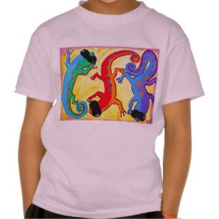 Kid's classic tee   Carribean Lizards