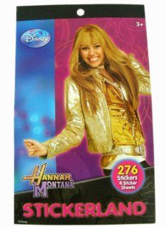 Disney Hannah Montana Stickerland 4 Sticker Sheets   276 Stickers : Sticky Note Dispensers : Office Products