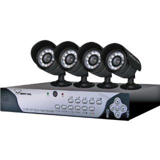 Night Owl Security Products LION 4500 4 Channel H.264 Video Security Kit with 4 Night Vision Cameras : Complete Surveillance Systems : Camera & Photo