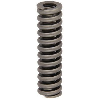 Heavy Duty Compression Spring, Chrome Silicon Steel Alloy, Inch, 1.25" OD, 0.225 x 0.284" Wire Size, 4.5" Free Length, 3.825" Compressed Length, 563.6lbs Load Capacity, 835lbs/in Spring Rate (Pack of 5)