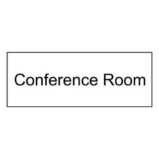 Conference Room Engraved Sign EGRE 285 BLKonWHT Wayfinding : Business And Store Signs : Office Products