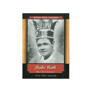 2001 Upper Deck Legends #42 Babe Ruth: Sports Collectibles