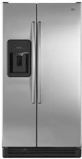 Maytag 25.2 Cu. Ft. Stainless Steel Refrigerator   MSD2573VES Kitchen & Dining