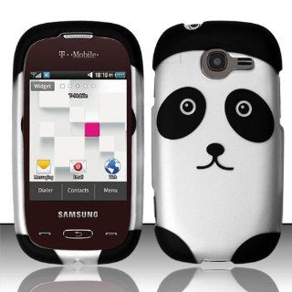 For Samsung Gravity Q T289 (T Mobile)   Rubberized Design Cover   Panda Bear Cell Phones & Accessories