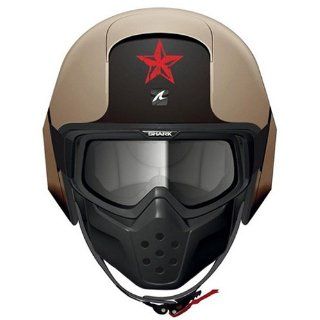 Shark Raw Soyouz Matte Gold/Black Full Face Helmet: Automotive