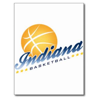 Indianapolis Basketball Postcard
