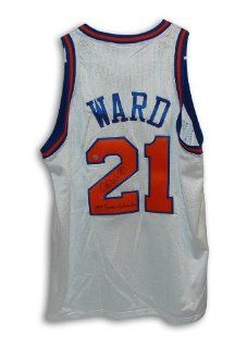 Charlie Ward Signed New York Knicks Jersey   1999 Eastern Conference Finals: Sports Collectibles