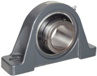 Browning VPS 331 Pillow Block Ball Bearing, 2 Bolt, Setscrew Lock, Contact and Flinger Seal, Cast Iron, Inch, 1 15/16" Bore, 2 1/2" Base To Center Height: Industrial & Scientific