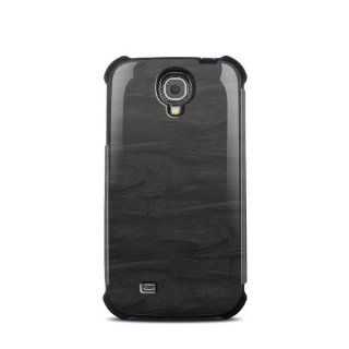 Black Woodgrain Design Silicone Snap on Bumper Case for Samsung Galaxy S4 GT i9500 SGH i337 Cell Phone: Cell Phones & Accessories