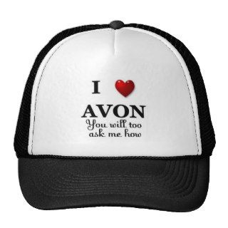 i heart avon ask me how mesh hats