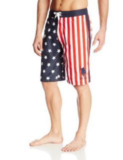 U.S. Polo Assn. Men's Stars and Stripes Americana Board Short at  Mens Clothing store