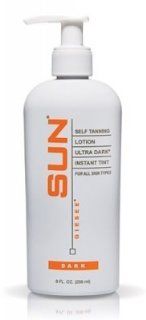 Sun Self Tanning Lotion Ultra Dark Instant Tint   Dark 8oz/236ml : Facial Care Products : Beauty