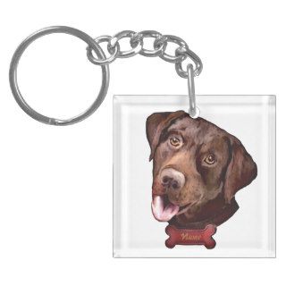 Labrador retriever dog Keychains