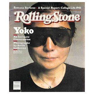 Rolling Stone Magazine # 353 October 1 1981 Yoko Ono (Single Back Issue): Rolling Stone: Books