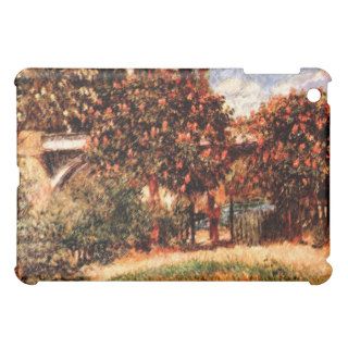 Railway bridge of Chatou by Pierre Renoir Cover For The iPad Mini