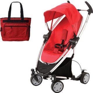 Quinny CV080RLRKIT Zapp Xtra Stroller   Rebel Red with diaper bag : Infant Car Seat Stroller Travel Systems : Baby
