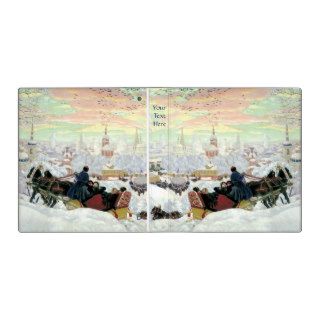 Winter Sleigh Ride Christmas 1" Binder Fine Art