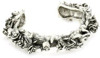 My Enemy "It's The End Of World As We Know It, and I Feel Fine" The Funeral Rhodium Plate Cuff Bracelet: Jewelry