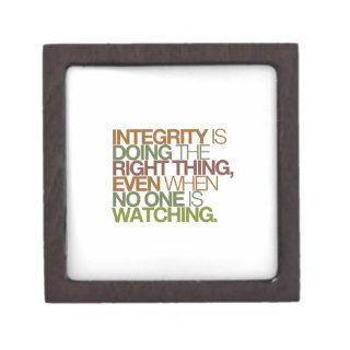 Integrity is doing the right thing, even whenpremium keepsake boxes