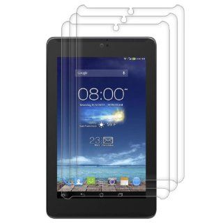 3x screen protector for Asus Fonepad HD 7 ME372CG CRYSTAL CLEAR   premium quality from kwmobile: Computers & Accessories