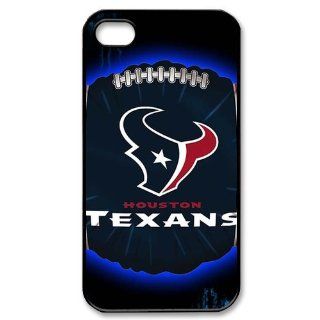 Custom Houston Texans Back Cover Case for iPhone 4 4S IP 0382: Cell Phones & Accessories