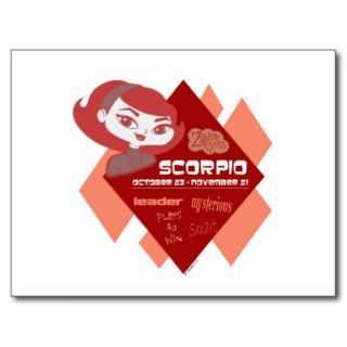 Scorpio Postcard
