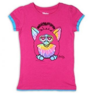 Furby Girls Glitter Tee Shirt: Novelty T Shirts: Clothing