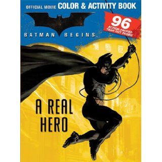 Batman Begins Giant Color & Activity Book: Batman  A Real Hero: Victoria Forlini: 9780696225062: Books