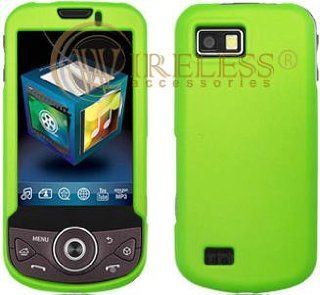 Green Rubberized Phone Cover for T Mobile Samsung Behold II 2 T939 Protector Case: Cell Phones & Accessories