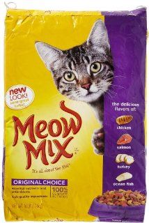 Meow Mix Dry Cat Food, Chicken Turkey Salmon & Oceanfish, 16 Pound Bag : Dry Pet Food : Pet Supplies