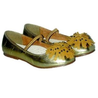 Little Girls Footwear Cute Gold Dress Slippers Shoes 1: IM Link: Shoes