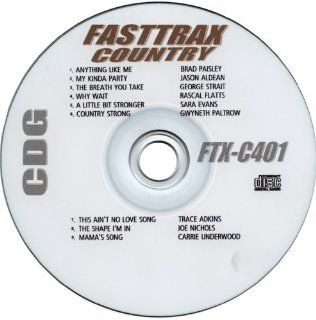 Fasttrax Country Karaoke Ftx c401 January 2011 (Formerly Quik Hitz): Music