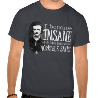 Poe Insane Quote Tshirt