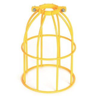 Woodhead 362V Safety Yellow Stringlight Guard, Commercial Duty, Metal Wire Guard, Vinyl Coated, A23 Lamp Type: Portable Work Lights: Industrial & Scientific