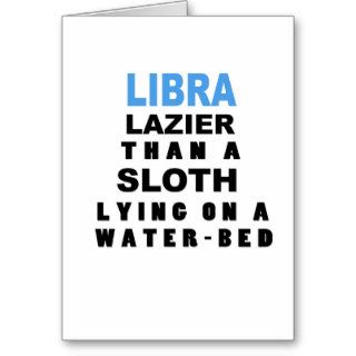 Funny Libra Birthday Card