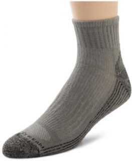 Field & Stream Men's 2 Pack Cotton Coolmax Lycra Blend Quarter Socks, Grey, 10/13: Clothing